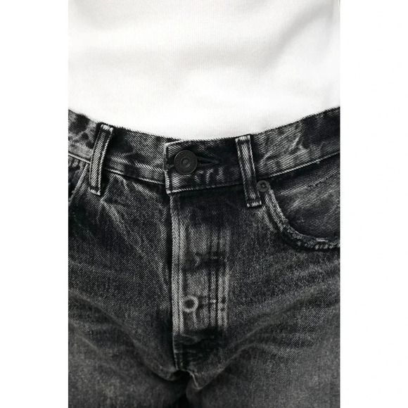 MOUSSY VINTAGE Perrysburg Denim Shorts Light Black Size 23 - Picture 4 of 12